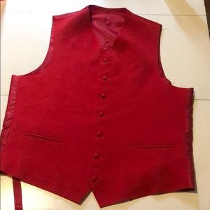 Red Suit vest